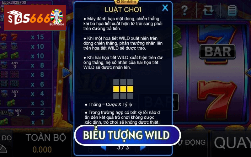 Biểu tượng Wild đóng một vai trò cực kỳ quan trọng không chỉ đối với game NỔ HŨ KIM CƯƠNG